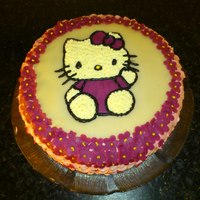 Hello Kitty petal effect and small flowers on the side. trying to upload another picture, but having some trouble with it.