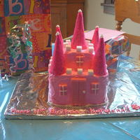 Princess Castle Cake I made this Princess Castle cake for my daughter's 4th birthday in July 2009. It was so fun to make!
