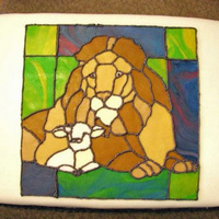 St. Francis Of Assisi Cake One of my first attempts at fondant after taking a wilton course.