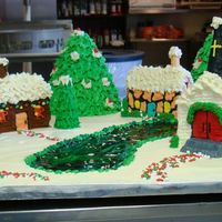 Winter Wonderland This is the cake we did for the Pythian retirement home Christmas party.
