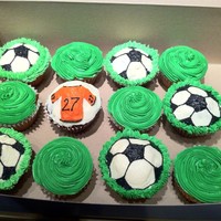 Soccer Cupcakes 