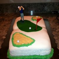 Fore! Golf Cake made super fast for brother in laws birthday.