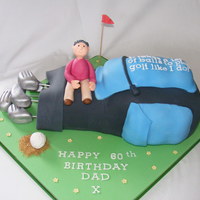 Golf Bag Cake 