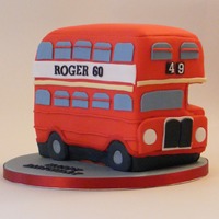 Double Decker Bus Cake 