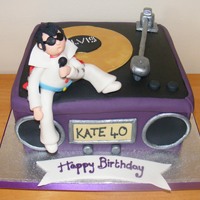 Elvis Birthday Cake 