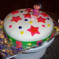 Dora The Explorer Cake I made this for my nieces 5th Birthday. She loved it!