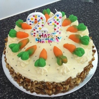 Mel's 21St Birthday Mel's favourite cake.. Carrot Cake! So I made it for her birthday :D