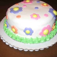 Spring Cake A friend asked me to make this for her daughter's preschool spring party. It is my first egg-free cake (what a nightmare to work with...