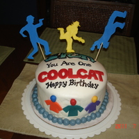 Coolcat This was for a boy from Holland, Coolcat is his favorite store. The breakdancing silhouettes are also based off of the store's decor....