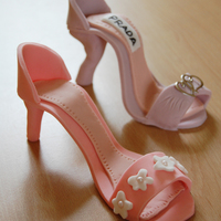 Practice Shoe Making a 40th cake for my sis in law next month,getting all the practice i can until i have to make it!