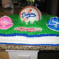 Dodger Cake Made a Dodger cake for my cousins' dodger theme birthday