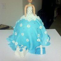 Bridal Shower Doll Cake I made this cake for a bridal shower. I did not use a mold for the dress...just carved it out myself