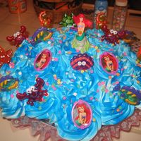 Lil Mermaid Cupcake Bouquet 