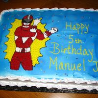 Power Ranger Cake 
