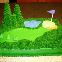 The Fairway Golf cake made for a friend's husband who was having a man's golf weekend for his birthday. Thanks for all the inspiration found...