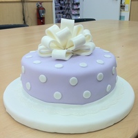 Wilton Fondant And Gum Paste Final Cake This was my final cake. It was my first time cover a cake in fondant