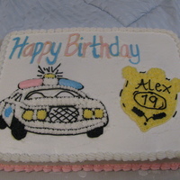 Officer Alex Birthday Cake 