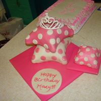 Princess Cake These are my first pillow cakes, my first tiered cake, and only my second fondant cake. I was a bit nervous, since it was for a friend'...