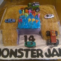 Monster Jam Cake 