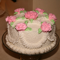 Practice Cake I'm making a replica of my parents' wedding cake for their 50th wedding anniversary, so since I'm still quite the newbie, I...