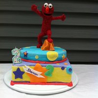 Elmo Birthday Cake 