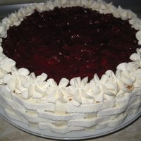 White Chocolate Mudcake. My 'Start of Spring' cake. White Chocolate Mudcake with White Chocolate buttercream and Sour Cherry Jam on top. The Jam was made...