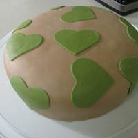 1St Fondant Experience!! took me 3 times to roll but I got it!