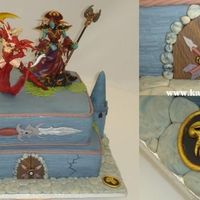 World Of Warcraft This is a weddingcake - ordered by the bride! Now thats a cool bride :-)