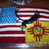 Flag Cake 