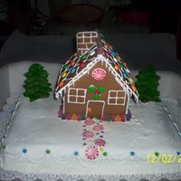 Winter Wonderland Cake This cake was donated for the Foster Children's Christmas Party