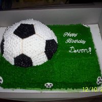 Soccer Themed Cake 