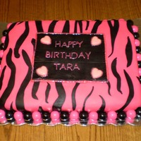 Hot Pink Zebra Cake Hot pink zebra cake