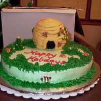 Beehive Everything is cake except for the bees.