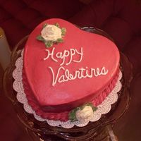 Valentines_Red_1.jpg This is a Red Velvet Cake with red cream cheese icing. I didn't think it would look good. But, it is my signature cake now!