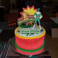 Power Ranger Power Ranger themed birthday cake. Got inspiration and help from gegon on this one.