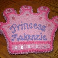 Princess Crown Birthday Cake 