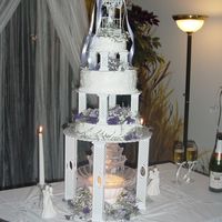 Purple Wedding Cake 
