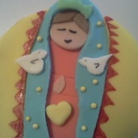Virgen Mary Baptismal Cupcake Topper~ virgen mary baptismal-