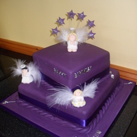 Angel Two Tier Cake 