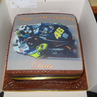 Motor Bike Topper Cake 