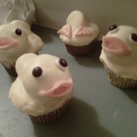 Rubber Ducky Cupcakes First attempt at Rubber Ducky Cupcakes, as featured in the book, "Hello Cupcake"