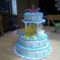 Practice Anniversary Cake My very first cake.