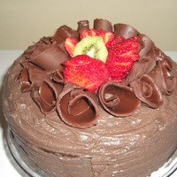 Death By Chocolate Cake Made this one for my daughters 15th birthday.