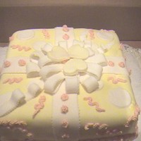 Birthday Present Cake Made this cake for my mother-in-laws birthday.