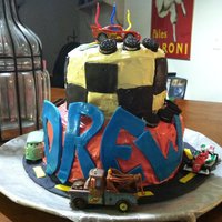 My Nephews 3Rd Birthday Cake! My first experience with fondant. So much fun! :)