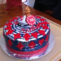 Inception Birthday Cake My first attempt at marshmallow fondant & also stenciling. I made the toppers from SatinIce and CMC. In hindsight I think I got a...