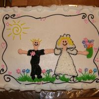 Bridal Shower For A Teacher A Kindergarten Teacher was engaged to be married and her class was throwing her a Bridal Shower. One of the students, drew a picture of...