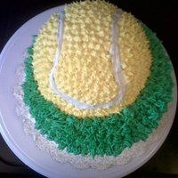 Tennis Ball In The Grass Made this as a finale cake for my Wiltons Basic Decoration Class ... made as a gift for a male friend of mine who plays tennis!! Please...