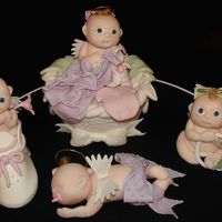 Gumpaste Angel Babies The little angels and their baby 'things' are made from gumpaste. The halos are 20 gauge floral wire. I liked these so much I was...