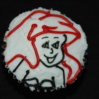 Ariel Cupcake Ariel Cupcake made with bc frosting